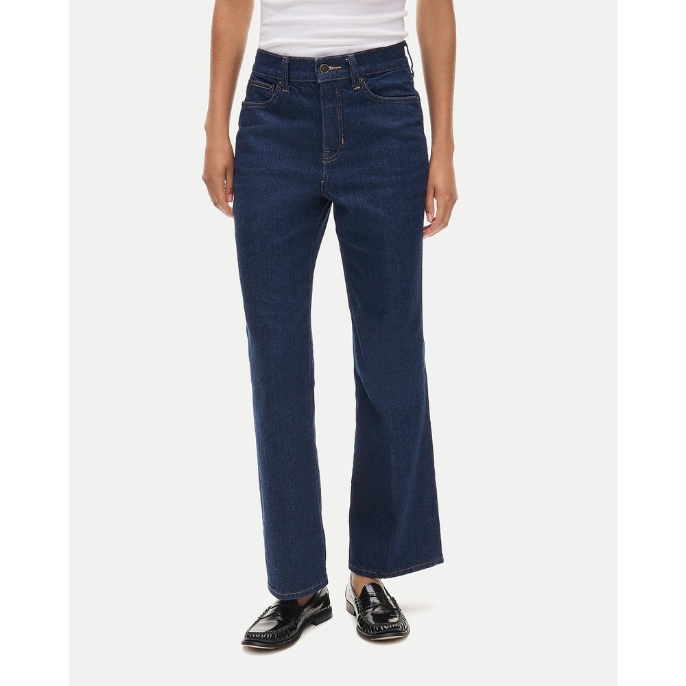 J.Crew 2025 Charley Kick Out Cropped Jeans Women 32 High Rise Dark CN334 Flare